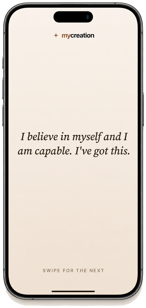 mycreation: affirmations